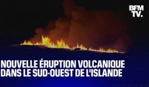 Islande: un volcan entre en éruption dans le sud-ouest du pays