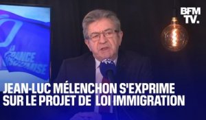 Loi immigration: l'interview intégrale de Jean-Luc Mélenchon sur BFMTV