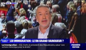 ÉDITO - Marine Le Pen grande gagnante après l'adoption de la loi immigration