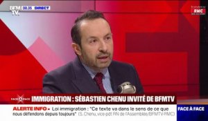 Loi immigration: "Emmanuel Macron, il a un peu la gueule de bois", réagit Sébastien Chenu