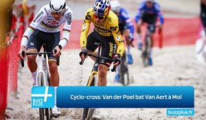Cyclo-cross: Van der Poel bat Van Aert à Mol