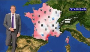 Des averses dans le nord de la France et du soleil dans le Sud, avec des températures comprises entre 10°C et 21°C... La météo de ce 25 décembre