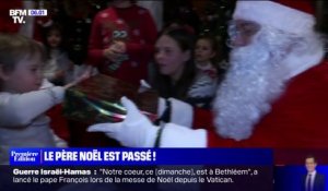 Le Père-Noël a commencé sa tournée de distribution des cadeaux par Lyon!