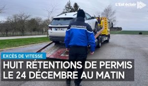 Mise en fourrière d'un véhicule contrôlé à 134 km/h au Pavillon-Sainte-Julie