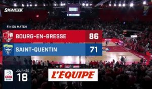 Le grand format de Bourg-en-Bresse - Saint-Quentin - Basket - Betclic Elite