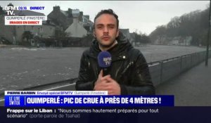 Inondations en Bretagne: la Laïta continue de monter