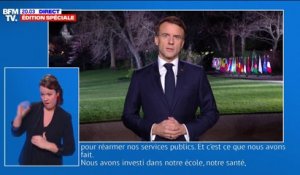 Réformes: "Certaines, comme la réforme des retraites, étaient impopulaires, je les assume", affirme Emmanuel Macron