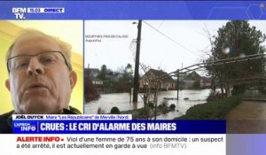 Inondations: "J'attends le pic de crue" ce mercredi explique le maire de Merville (Nord)