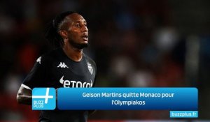 Gelson Martins quitte Monaco pour l'Olympiakos
