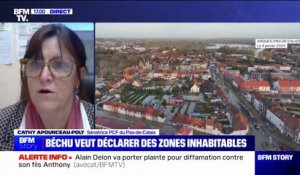 Crues: Cathy Apourceau-Poly (sénatrice PCF du Pas-de-Calais) réclame "des fonds d'État exceptionnels" au gouvernement