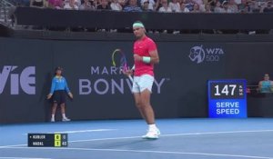 Brisbane - Nadal enchaîne une deuxième victoire