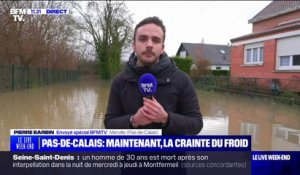 Inondations dans le Pas-de-Calais: un record de crue battu à Merville, avec plus de trois mètres d'eau