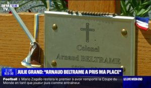 Six ans après l'attaque terroriste de Trèbes, Julie Grand, l'hôtesse de caisse sauvée par Arnaud Beltrame, témoigne