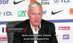 Bleus - Deschamps : "Pas besoin de ce match pour savoir l'importance de Griezmann"