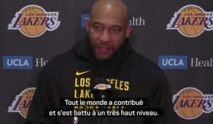 Lakers - Ham : "Les joueurs ont été énormes, je suis fier d'eux"