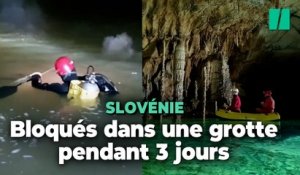 En Slovénie, cette famille est coincée dans la grotte de Krizna, inondée depuis trois jours