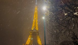1 à 4 cm tombés en une nuit, l'Île-de-France surprise par la neige