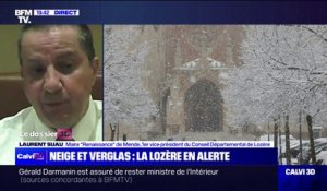 "La situation est maîtrisée": Le maire de Mende, réagit à la gestion des chutes de neige dans son département, placé en vigilance orange "neige-verglas" par Météo France