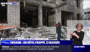 Guerre en Ukraine: un hôtel touché par deux missiles russes, 13 personnes blessées