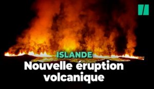Les images spectaculaires de la nouvelle éruption en Islande près de Grindavík