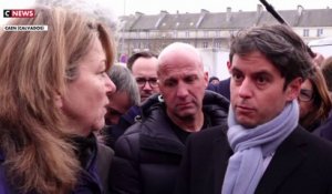 Caen : Gabriel Attal au contact des Français