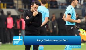 Barça : Xavi soutenu par Deco