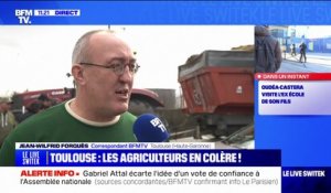"Ras-le-bol général": près de 1.500 agriculteurs manifestent à Toulouse