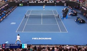 Felix Auger-Aliassime - Dominic Thiem - Les temps forts du match - Open d'Australie