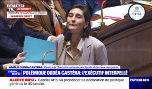"Je devais des excuses, [...] maintenant avançons": déclare Amélie Oudéa-Castéra à l'Assemblée