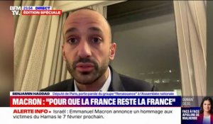 Conférence de presse d'Emmanuel Macron: "On a vu un président déterminé, énergique, qui veut continuer à agir pour les Français", affirme Benjamin Haddad (Renaissance)
