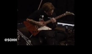 Post Malone Shreds On Guitar To Lil Tracy