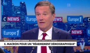 Nicolas Dupont-Aignan : «Ils ont tout sabré»