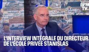 L'interview en intégralité du directeur de l'école privée Stanislas, Frédéric Gautier