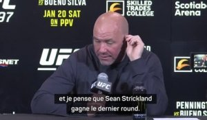 UFC 297 - White pensait que Strickland avait battu Du Plessis