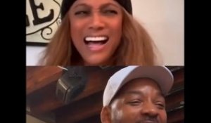 Will Smith And Tyra Banks Reenact Classic “Fresh Prince Of Bel Air” Scene