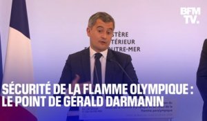 Sécurité du parcours de la flamme olympique: le point de Gérald Darmanin