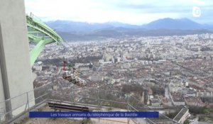 Reportage - Les travaux annuels du téléphérique de la Bastille