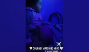 Fabolous’ Daughter Journey Is Lost With Happiness Watching Finding Nemo On Plane #shorts