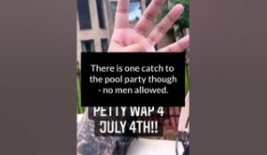 Young M.A’s Petty Wap Pool Party Is Women-Only #shorts