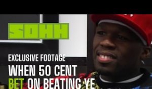 Exclusive: 50 Cent Bet His Entire Career On Beating Kanye West In This Never-Before-Seen Footage