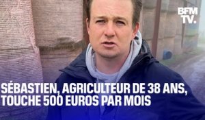 TANGUY DE BFM - Rencontre avec Sébastien, un agriculteur de 38 ans qui touche difficilement 500 euros par mois