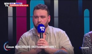 François Blot (président des Jeunes Agriculteurs de la Mayenne): "Il faut aller à Paris. On n'a rien à se reprocher, on est droits dans nos bottes"