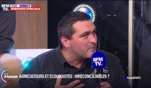 David Caumette, ancien agriculteur: "On a commencé par retourner des panneaux (...) maintenant, on commence à retourner les autoroutes et s'il le faut, on viendra retourner Paris"