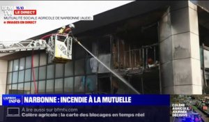 Narbonne: le bâtiment de la Mutualité sociale agricole incendié