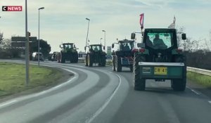 Agen : les agriculteurs en route vers Rungis