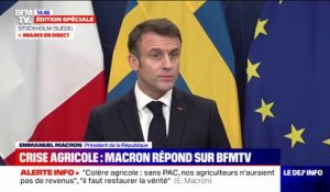 Agriculture: Emmanuel Macron veut "réguler l'arrivée" de la volaille en provenance d'Ukraine