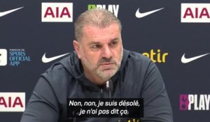 Tottenham - Postecoglou à un journaliste : “Donc nous ne pouvons pas gagner le championnat ?”