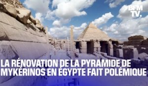 Égypte: le début des rénovations de la pyramide de Mykérinos fait polémique