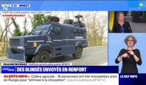 Colère des agriculteurs: Gérald Darmanin demande un "renfort de véhicules blindés" dans le Loiret et en Essonne "dans une posture défensive"