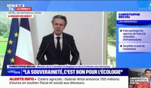 Christophe Béchu dénonce les attaques "minoritaires qui ont visé des agences de l'Office français de la biodiversité"